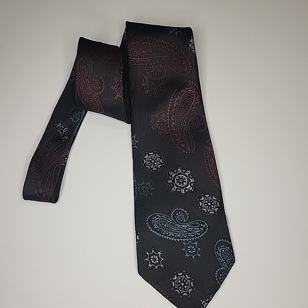 Vintage 90s‎ Oscar De La Renta Necktie Studio Abstract Neck Tie MADE IN USA